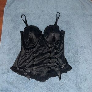 Size 34A black bustier. Great condition.